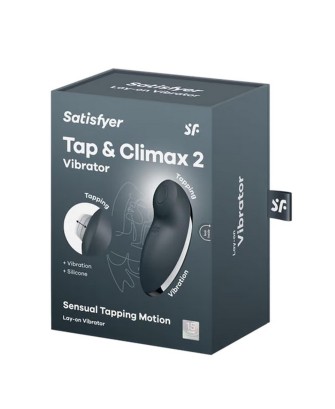 Satisfyer Tap & Climax 2 grey - Stymulator Łechtaczki