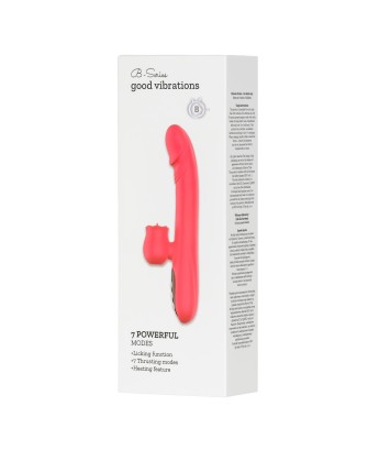 Silicone Vibrator 7 Powerful Modes - Wibrator Króliczek z funkcją lizania
