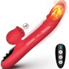 Silicone Vibrator 7 Powerful Modes - Wibrator Króliczek z funkcją lizania