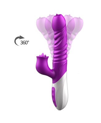 Wibrator-Silicone Vibrator USB 10 Function and Thrusting Function / Heating
