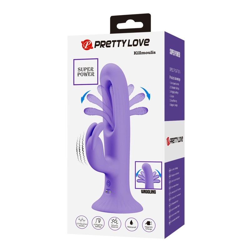 PRETTY LOVE - KILLMOULIS, 12 vibration functions 4 wiggling settings