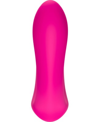 Stymulator silicone 2*9 vibration function Rose Red