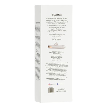 Silicone Vibrator - Wibrator Króliczek z funkcją rotacji