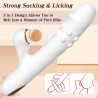 Silicone Vibrator - Wibrator Króliczek z funkcją rotacji