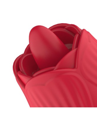 Teazers Rose Vibrator - Licking and Vibrating