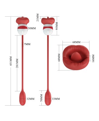 PRETTY LOVE - Aliyah, 5 licking settings 5 thumping functions