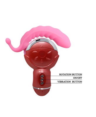 BAILE- ROLLING FUN II, 12 vibration functions 6 rotation functions Bendable