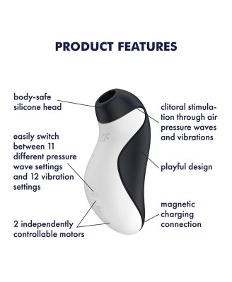 Satisfyer Orca Double Air Pulse Vibrator - Stymulator Łechtaczki