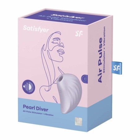 Satisfyer Pearl Diver Violet - Stymulator Łechtaczki