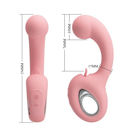 PRETTY LOVE - Erynnyes, 10 vibration functions 5 licking settings