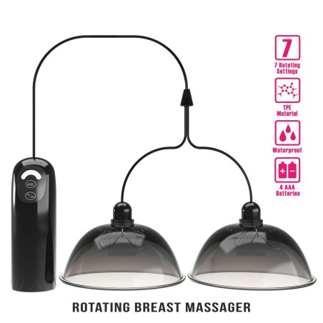 Pretty Love Joslyn Rotating Breast Massager – Black