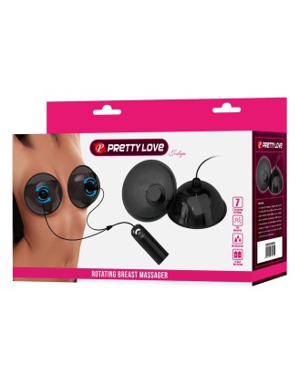 Pretty Love Joslyn Rotating Breast Massager – Black