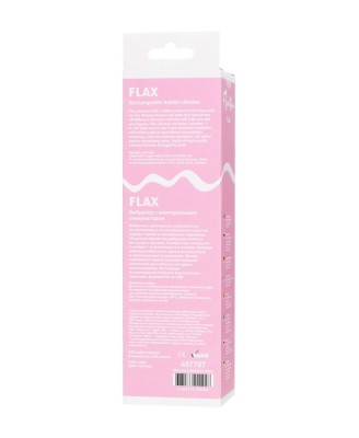 Relief vibrator with clitoral stimulation Flovetta Flax, silicone, mint, 17.5 cm