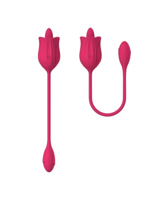 Stymulator - Licking massager with vibrating Egg USB 10 Functions
