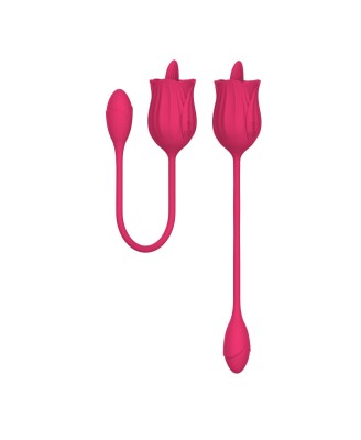 Stymulator - Licking massager with vibrating Egg USB 10 Functions