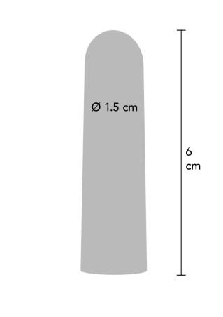 Pocket - Mini Stymulator Intymny z Wymiennymi Końcówkami - Fiolet