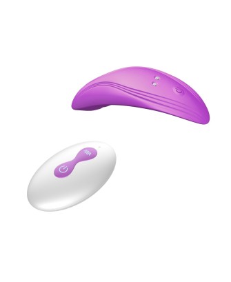 Ultracienki Majtkowy Stymulator Łechtaczki na pilota - Fiolet
