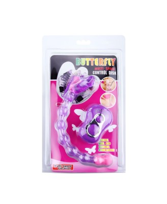 BAILE - BUTTERFLY - Majtkowy Stymulator Łechtaczki z Korek Analnym