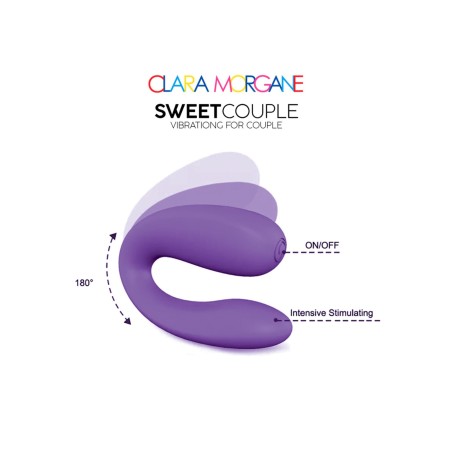 SWEET COUPLE PURPLE - Wibrator dla Par