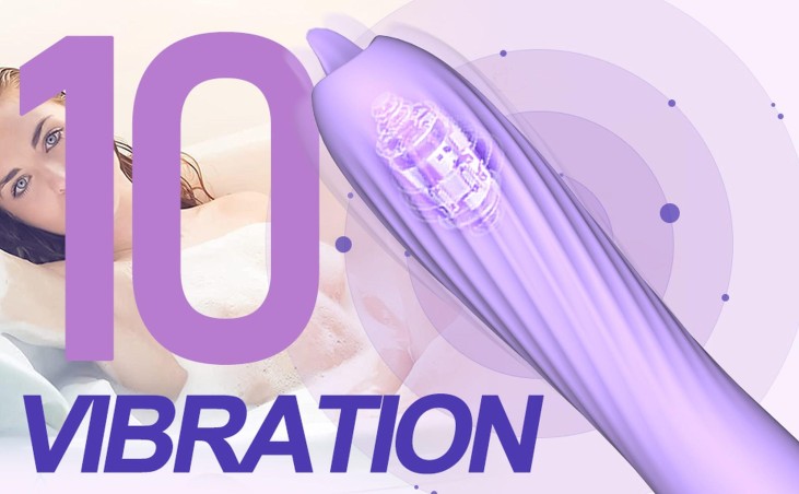 Wibrator Punktu G z funkcją grzania - Różowy