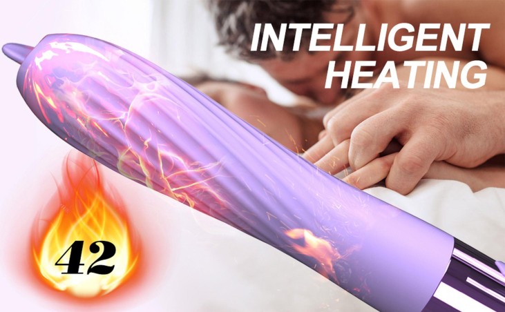 Wibrator Punktu G z funkcją grzania - Różowy