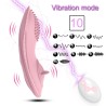 Wibrator-Strap on Vibrator 01 - Majtkowy Stymulator Łechtaczki na pilota - Róż