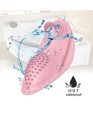 Wibrator-Strap on Vibrator 01 - Majtkowy Stymulator Łechtaczki na pilota - Róż