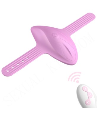 Strap on Vibrator - Majtkowy Stymulator Łechtaczki na Pasie