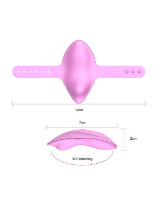 Strap on Vibrator - Majtkowy Stymulator Łechtaczki na Pasie