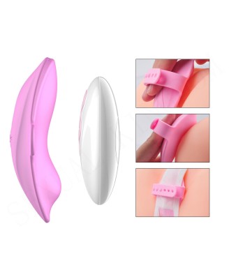 Strap on Vibrator - Majtkowy Stymulator Łechtaczki na Pasie