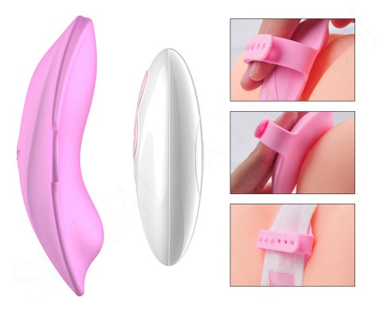 Strap on Vibrator - Majtkowy Stymulator Łechtaczki na Pasie