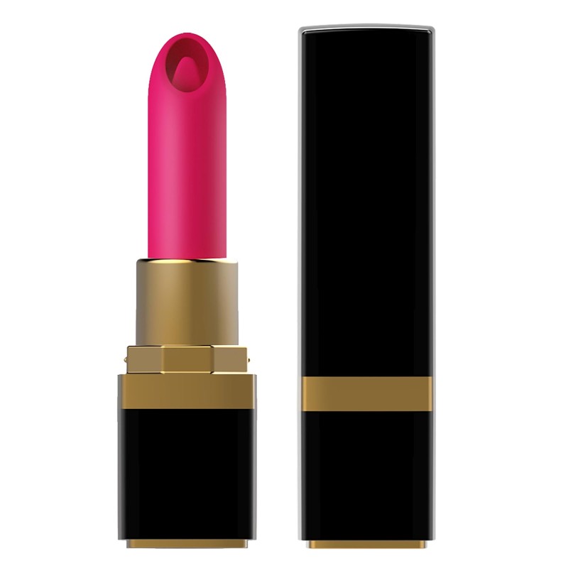 Lipstick - Mini Wibrator Szminka - Czarny
