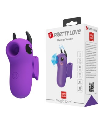 MAGIC DEVIL - Stymulator Łechtaczki Nasadka na Palec - Fiolet