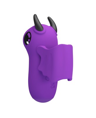 MAGIC DEVIL - Stymulator Łechtaczki Nasadka na Palec - Fiolet
