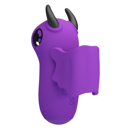 MAGIC DEVIL - Stymulator Łechtaczki Nasadka na Palec - Fiolet