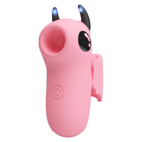 MAGIC DEVIL - Stymulator Łechtaczki Nasadka na Palec - Róż