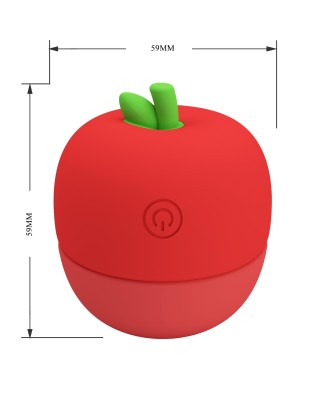 APPLE SECRET - Wibrator Oralny - Czerwony