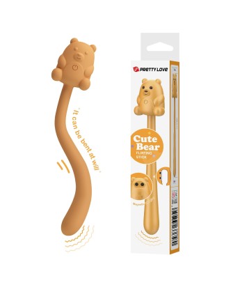 CUTE BEAR - Stymulator Intymny - Żółty