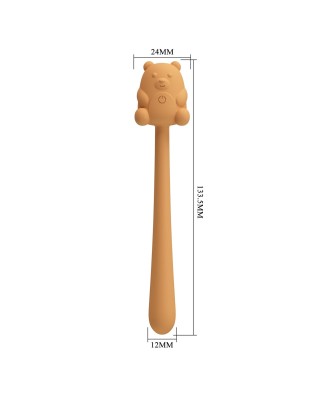 CUTE BEAR - Stymulator Intymny - Żółty