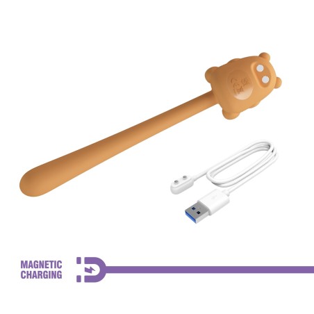 CUTE BEAR - Stymulator Intymny - Żółty