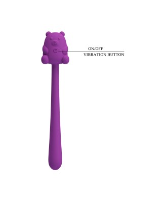 CUTE BEAR - Stymulator Intymny - Fiolet