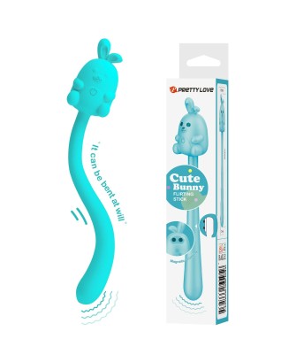 CUTE BUNNY - Stymulator Intymny - Turkusowy