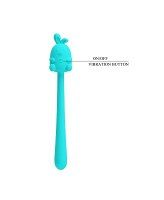 CUTE BUNNY - Stymulator Intymny - Turkusowy