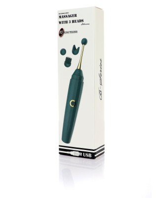 Stymulator - Stymulator Łechtaczki - 3 zmienne Końcówki
