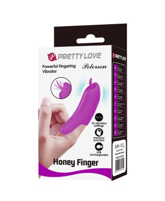 Pretty Love Peterson Honey - Nasadka na Palec Stymulator Łechtaczkowy