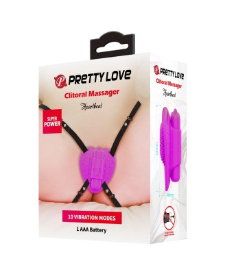 PRETTY LOVE - Clitoral Massager - Stymulator Łechtaczki na Uprzęży