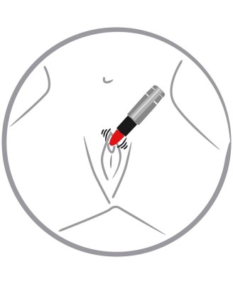 Kiss Me Lipstick Vibe - Mini Stymulator Łechtaczki