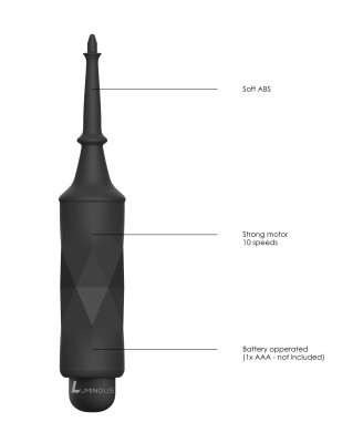 Circe - ABS Bullet With Sleeve - 10-Speeds - Black