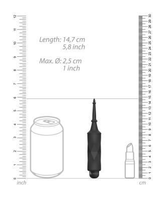 Circe - ABS Bullet With Sleeve - 10-Speeds - Black