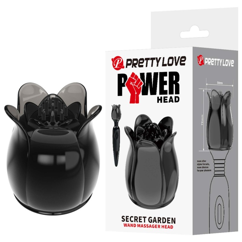 Pretty Love Power Head Secret Garden Wand - Końcówka do Masażera Różdżka